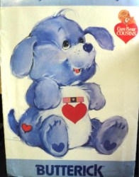 3371 15'' CARE BEAR COUSIN ''LOYAL HEART DOG'' TOY PATTERN
